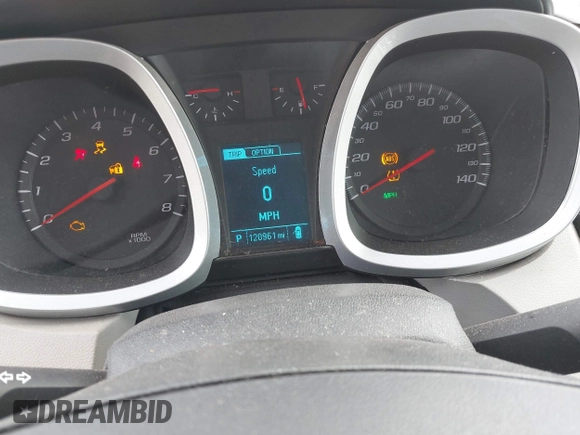 2017 Chevrolet Equinox Premier with VIN 2GNALDEK3H1566335, listed as a IAAI auction lot 41788506 with 120,961 mi miles. Bid and sale history available at carsss.com. Image 7.