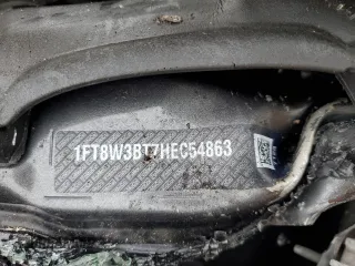 2017 Ford F-350 Platinum с VIN 1FT8W3BT7HEC54863, выставлен на аукционе Copart как лот 51062015 с пробегом Не указан миль и На запчасти • Non repairable. История ставок и продаж доступна на DreamBid. Изображение 12.