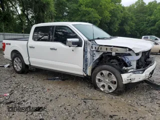 2022 Ford F-150 XL with VIN 1FTFW1E81NFA23191, listed as a Copart auction lot 59531595 with 92,203 mi miles and Salvage title. Bid and sale history available at DreamBid. Image 4.
