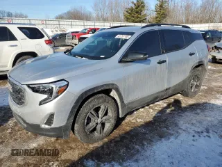 2020 GMC Terrain SLE with VIN 3GKALTEV5LL124987, listed as a Copart auction lot 41757705 with 76,973 mi miles and Salvage Title. Bid and sale history available at DreamBid. Image 1.