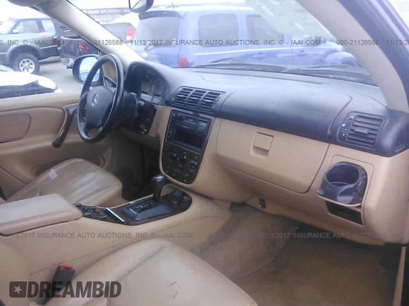 1999 Mercedes-Benz M 320/430/500 with VIN 4JGAB54E5XA124430, listed as a IAAI auction lot 41707727 with 176,293 mi miles and . Bid and sale history available at DreamBid. Image 5.