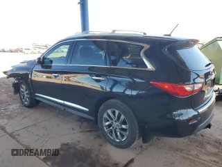 2015 Infiniti QX60 with VIN 5N1AL0MN5FC558446, listed as a Copart auction lot 49477955 with 124,587 mi miles and Salvage Title. Bid and sale history available at DreamBid. Image 2.