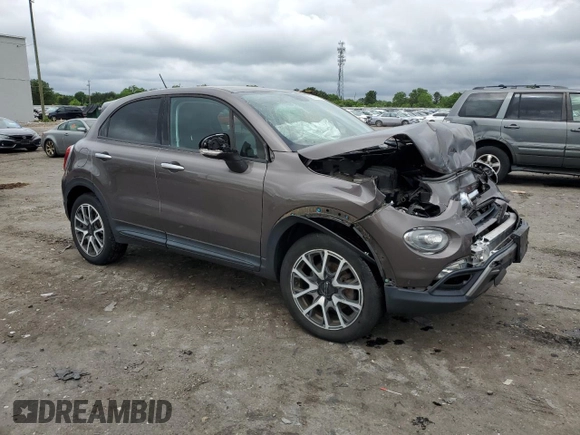 2016 FIAT 500X Trekking Plus with VIN ZFBCFYETXGP400536, listed as a Copart auction lot 55886095 with 81,308 mi miles and Clean title. Bid and sale history available at DreamBid. Image 4.
