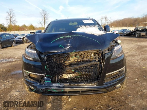 2013 Audi Q7 3.0T Premium Plus with VIN WA1LGAFE1DD008439, listed as a IAAI auction lot 41045973 with 100,868 mi miles. Bid and sale history available at carsss.com. Image 12.