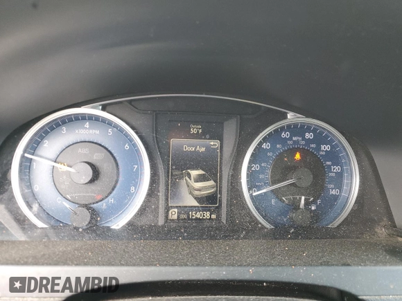 2015 Toyota Camry XLE with VIN 4T4BF1FKXFR453051, listed as a Copart auction lot 49797894 with 154,038 mi miles and Salvage Title. Bid and sale history available at DreamBid. Image 9.