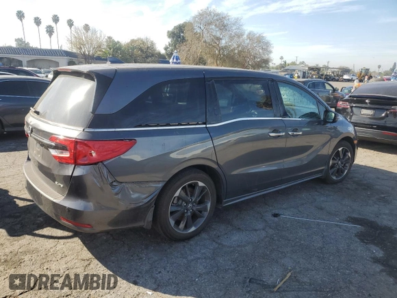 2023 Honda Odyssey Elite с VIN 5FNRL6H97PB071003, выставлен на аукционе Copart как лот 43641965 с пробегом Не указан миль и Списание • Salvage title. История ставок и продаж доступна на DreamBid. Изображение 3.