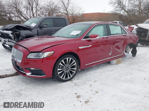 2018 Lincoln Continental Select with VIN 1LN6L9SK1J5617315, listed as a IAAI auction lot 41327631 with 38,167 mi miles. Bid and sale history available at carsss.com. Image 20.