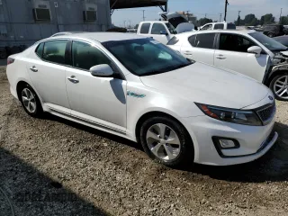 2015 Kia Optima Hybrid with VIN KNAGM4AD6F5089089, listed as a Copart auction lot 75307354 with 92,824 mi miles and Clean Title. Bid and sale history available at carsss.com. Image 4.