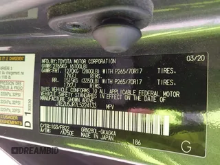 2020 Toyota 4Runner SR5 with VIN JTEZU5JR7L5224133, listed as a IAAI auction lot 42454918 with 116,014 mi miles and . Bid and sale history available at DreamBid. Image 9.