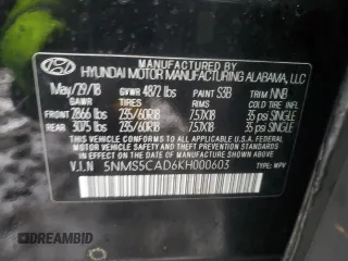 2019 Hyundai Santa Fe Limited with VIN 5NMS5CAD6KH000603, listed as a Copart auction lot 44112055 with 71,460 mi miles and Salvage Title. Bid and sale history available at carsss.com. Image 15.