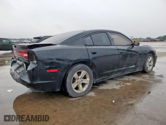 2014 Dodge Charger SE with VIN 2C3CDXBG2EH168511, listed as a Copart auction lot 55286265 with 210,600 mi miles and Salvage Title. Bid and sale history available at DreamBid. Image 3.