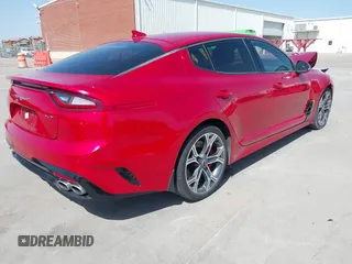 2020 Kia Stinger GT with VIN KNAE35LC4L6085147, listed as a IAAI auction lot 41820512 with 37,033 mi miles and . Bid and sale history available at DreamBid. Image 4.
