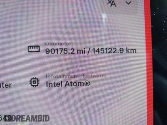 2018 Tesla Model 3 Long Range Battery with VIN 5YJ3E1EB5JF108633, listed as a IAAI auction lot 41016970 with 90,175 mi miles and . Bid and sale history available at DreamBid. Image 7.