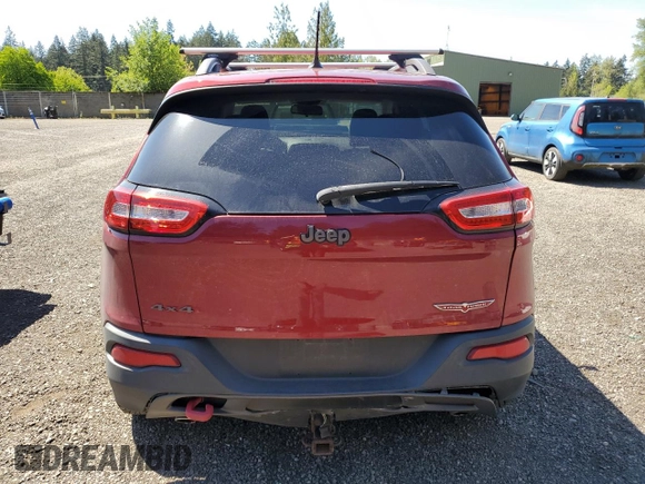 2014 Jeep Cherokee Trailhawk с VIN 1C4PJMBS8EW268056, выставлен на аукционе Copart как лот 54951885 с пробегом 111 678 миль миль и Списание • Salvage title. История ставок и продаж доступна на DreamBid. Изображение 6.