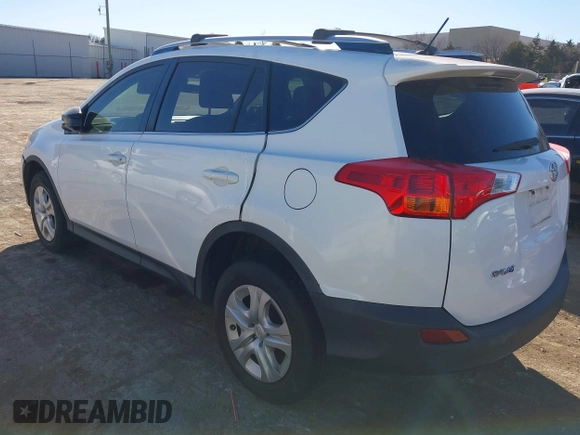 2013 Toyota RAV4 LE with VIN JTMZFREV5D5015987, listed as a IAAI auction lot 41406133 with 188,411 mi miles. Bid and sale history available at carsss.com. Image 3.