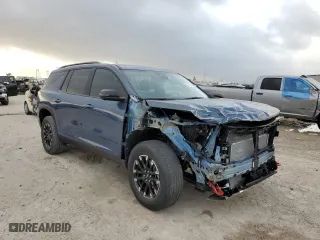 2024 Chevrolet Traverse AWD Z71 with VIN 1GNEVJKS7RJ197307, listed as a Copart auction lot 51762245 with 0 mi miles and Salvage Title. Bid and sale history available at carsss.com. Image 4.