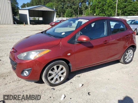 2014 Mazda 2 Touring z VIN JM1DE1LYXE0174854, wystawiony jako Copart lot #56712225 z przebiegiem 163 065 mil mil oraz Szkoda całkowita • Salvage title. Historia ofert i sprzedaży dostępna na DreamBid. Obrazek 1.