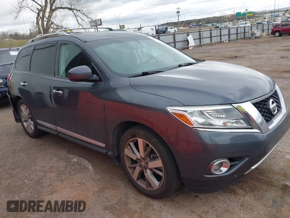 2014 Nissan Pathfinder SL with VIN 5N1AR2MN3EC685723, listed as a IAAI auction lot 41910628 with 136,252 mi miles and . Bid and sale history available at DreamBid. Image 13.