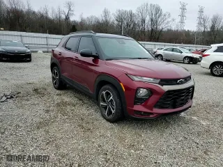 2022 Chevrolet TrailBlazer RS with VIN KL79MTSL1NB103277, listed as a Copart auction lot 87546605 with 50,496 mi miles and Clean Title. Bid and sale history available at carsss.com. Image 12.