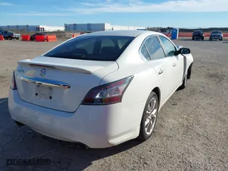 2012 Nissan Maxima 3.5 SV with VIN 1N4AA5AP9CC827871, listed as a IAAI auction lot 41211754 with 122,921 mi miles. Bid and sale history available at carsss.com. Image 4.