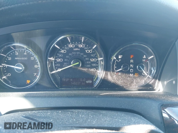 2010 Lincoln MKS with VIN 1LNHL9DR1AG600327, listed as a IAAI auction lot 41268773 with 149,237 mi miles and . Bid and sale history available at DreamBid. Image 7.