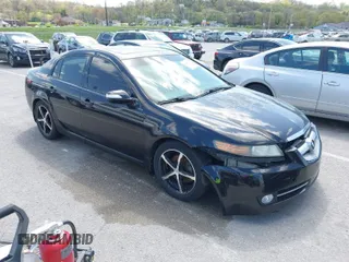 2008 Acura TL with VIN 19UUA66248A023699, listed as a IAAI auction lot 42047324 with 1 mi miles. Bid and sale history available at carsss.com. Image 1.