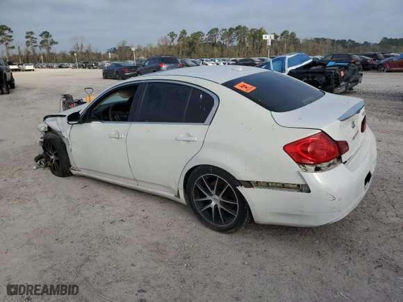 2011 Infiniti G37 Sedan Journey with VIN JN1CV6AP1BM302344, listed as a Copart auction lot 48993095 with 0 mi miles and Salvage Title. Bid and sale history available at carsss.com. Image 2.