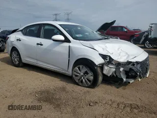 2024 Nissan Sentra S with VIN 3N1AB8BV0RY218483, listed as a Copart auction lot 54877765 with 44,261 mi miles and Non repairable. Bid and sale history available at DreamBid. Image 4.