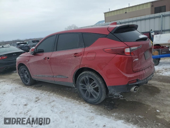 2021 Acura RDX w/A-Spec Package with VIN 5J8TC2H67ML001418, listed as a Copart auction lot 45338495 with Not Provided miles and Salvage Title. Bid and sale history available at carsss.com. Image 2.