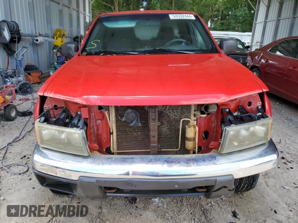 2007 GMC Canyon SLE2 with VIN 1GTDT13E078188049, listed as a Copart auction lot 54332444 with 311,498 mi miles and Non Repairable. Bid and sale history available at carsss.com. Image 5.