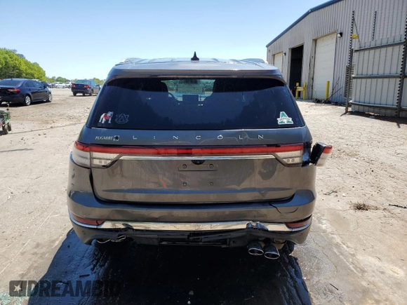 2022 Lincoln Aviator Reserve with VIN 5LM5J7XC0NGL16100, listed as a Copart auction lot 53539575 with 39,355 mi miles and Salvage title. Bid and sale history available at DreamBid. Image 6.