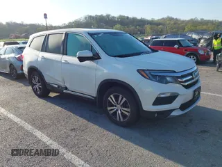 2017 Honda Pilot EX-L with VIN 5FNYF6H54HB015814, listed as a IAAI auction lot 41955743 with 122,389 mi miles and . Bid and sale history available at DreamBid. Image 1.