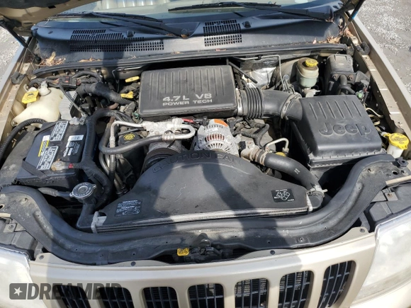 2000 Jeep Grand Cherokee Limited with VIN 1J4GW58N7YC327607, listed as a Copart auction lot 54711615 with 108,241 mi miles and Salvage title. Bid and sale history available at DreamBid. Image 12.