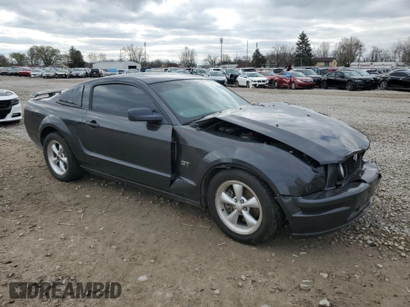 2007 Ford Mustang GT Deluxe with VIN 1ZVFT82H175279598, listed as a Copart auction lot 50810265 with 87,291 mi miles and Salvage Title. Bid and sale history available at carsss.com. Image 4.