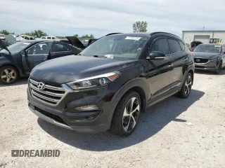 2016 Hyundai Tucson Limited z VIN KM8J3CA28GU205058, wystawiony jako Copart lot #57093735 z przebiegiem 85 238 mil mil oraz Czysty tytuł • Clean title. Historia ofert i sprzedaży dostępna na DreamBid. Obrazek 1.