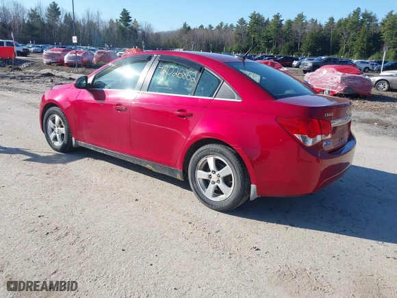 2011 Chevrolet Cruze LT w/2LT with VIN 1G1PG5S98B7283379, listed as a IAAI auction lot 42026862 with 130,169 mi miles. Bid and sale history available at carsss.com. Image 3.