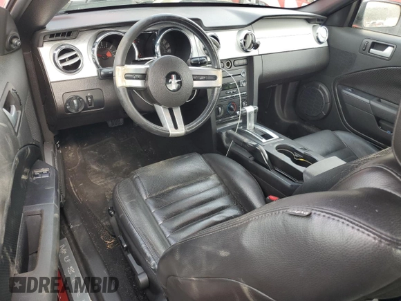 2009 Ford Mustang GT with VIN 1ZVHT82H595119834, listed as a Copart auction lot 52068725 with 96,697 mi miles and Salvage title. Bid and sale history available at DreamBid. Image 8.