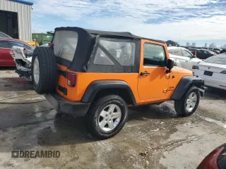 2013 Jeep Wrangler Sport with VIN 1C4AJWAG7DL550851, listed as a Copart auction lot 88639225 with Not Provided miles and Salvage Title. Bid and sale history available at carsss.com. Image 3.
