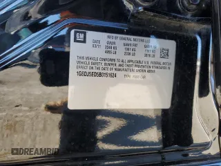 2011 Cadillac CTS Performance with VIN 1G6DJ5ED5B0151624, listed as a Copart auction lot 83851344 with Not Provided miles and Salvage Title. Bid and sale history available at DreamBid. Image 14.