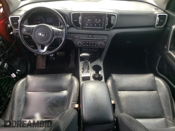 2017 Kia Sportage EX with VIN KNDPN3AC8H7093041, listed as a Copart auction lot 56724795 with 153,745 mi miles and Salvage title. Bid and sale history available at DreamBid. Image 8.