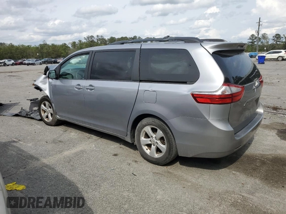 2015 Toyota Sienna LE AAS with VIN 5TDKK3DC9FS599320, listed as a Copart auction lot 49948945 with 0 mi miles and Salvage Title. Bid and sale history available at carsss.com. Image 2.