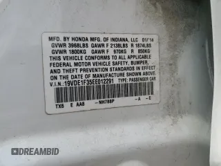 2014 Acura ILX with VIN 19VDE1F35EE012291, listed as a Copart auction lot 54115225 with 161,729 mi miles and Salvage title. Bid and sale history available at DreamBid. Image 12.