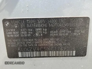 2012 BMW X5 35i with VIN 5UXZV4C5XCL749204, listed as a Copart auction lot 62012985 with 94,636 mi miles and Clean title. Bid and sale history available at DreamBid. Image 13.