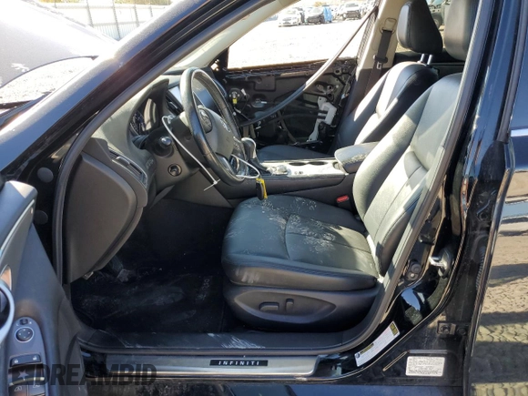2017 Infiniti Q50 2.0t Premium with VIN JN1CV7AR0HM682499, listed as a Copart auction lot 72055093 with 95,130 mi miles and Salvage Title. Bid and sale history available at carsss.com. Image 7.