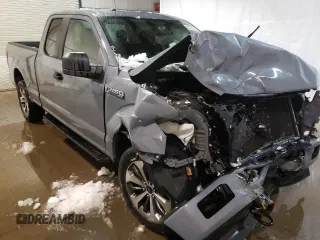 2019 Ford F-150 XL with VIN 1FTFX1E5XKFA90919, listed as a Copart auction lot 39277513 with Not provided miles and . Bid and sale history available at DreamBid. Image 4.