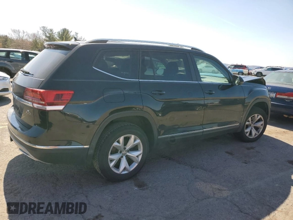 2018 Volkswagen Atlas 3.6L V6 SEL with VIN 1V2MR2CA3JC505648, listed as a Copart auction lot 48658235 with 68,455 mi miles and Salvage Title. Bid and sale history available at carsss.com. Image 3.
