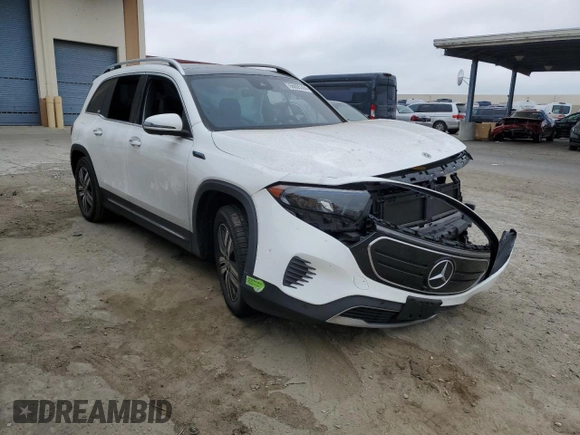 2022 Mercedes-Benz EQB 300 z VIN W1N9M0KB0NN012419, wystawiony jako Copart lot #66605304 z przebiegiem 34 858 mil mil oraz Szkoda całkowita • Salvage title. Historia ofert i sprzedaży dostępna na DreamBid. Obrazek 4.