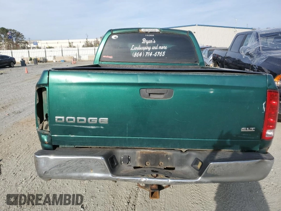 2004 Dodge 1500 SLT with VIN 1D7HA18N64S610068, listed as a Copart auction lot 79290844 with 296,983 mi miles and Salvage Title. Bid and sale history available at carsss.com. Image 6.