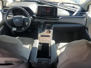 2024 Toyota Sienna LE with VIN 5TDKSKFC1RS130783, listed as a Copart auction lot 50153205 with 57,855 mi miles and Clean Title. Bid and sale history available at carsss.com. Image 8.