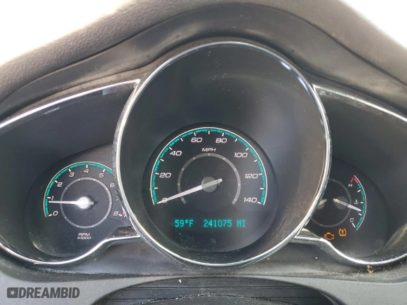 2012 Chevrolet Malibu LT w/2LT with VIN 1G1ZD5E01CF342889, listed as a Copart auction lot 46584935 with 241,075 mi miles and Salvage Title. Bid and sale history available at carsss.com. Image 9.